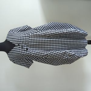 Dubgee Black Gingham dress, medium